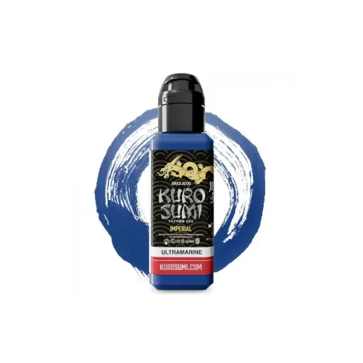 Encre de Tatouage Bleue Kuro Sumi Imperial Ultramarine – Conforme REACH – Pigment Professionnel Haute Intensité* 