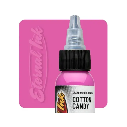 Encre Entrainement Tattoo Rose - Eternal Ink Cotton Candy - Encre artistique pour entrainement au tatouage NON REACH*