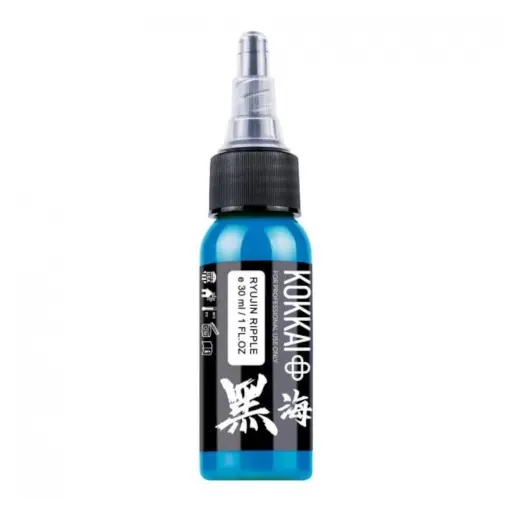 Encre Tattoo Bleue - Kokkai Sumi Ryujin Ripple - Mélange pour le tatouage reach* 
