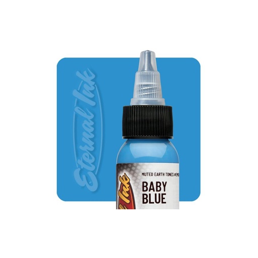 [b_eternal_muted_earthtone_baby_blue] Eternal Ink Muted Earthtone Baby Blue - Encre artistique pour entraînement tatouage NON REACH