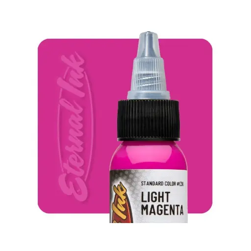Encre Entrainement Tattoo Rose - Eternal Ink Light Magenta - Encre artistique pour entraînement tatouage NON REACH*