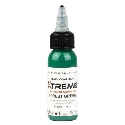 [ts_xtreme_forest_green] Xtreme Ink Forest Green - Mélange pour le tatouage encre REACH