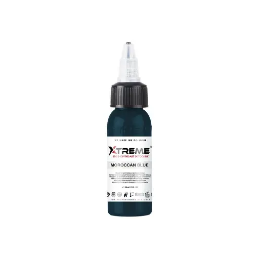 [ts_xtreme_moroccan_blue] Xtreme Ink Morocan Blue - Mélange pour le tatouage encre REACH