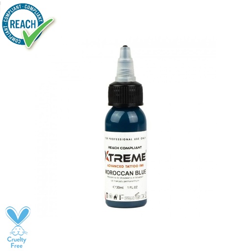 [ts_xtreme_moroccan_blue] Xtreme Ink Morocan Blue - Mélange pour le tatouage encre REACH