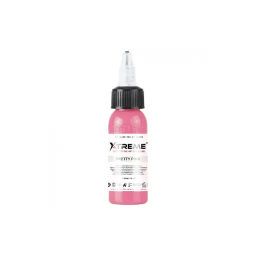 [ts_REACH_encre_xtreme_pretty_pink "p"] Encre Tattoo Rose - Xtreme Ink Pretty Pink - Mélange pour le tatouage encre reach 30 ml