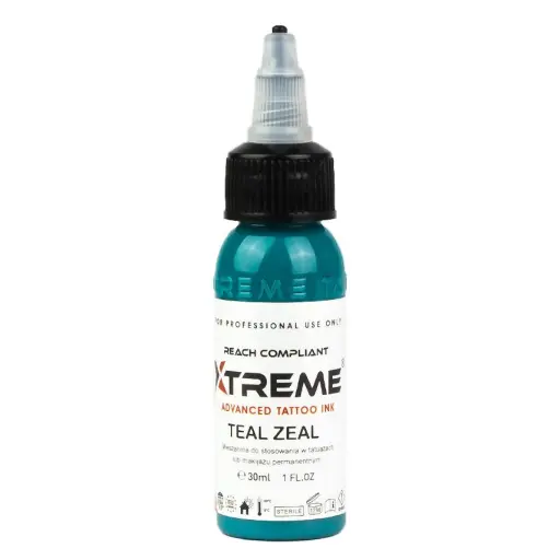 [ts_xtreme_teal_zeal] Xtreme Ink Teal Zeal - Mélange pour le tatouage encre REACH