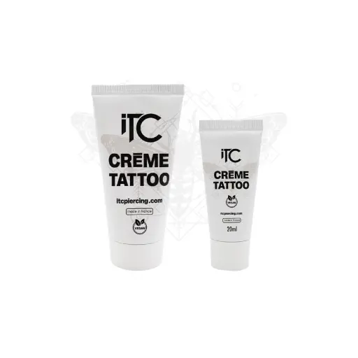 Crème Tattoo - Soin Végan Itc - Crème de soin pour le tatouage végan à base de plante