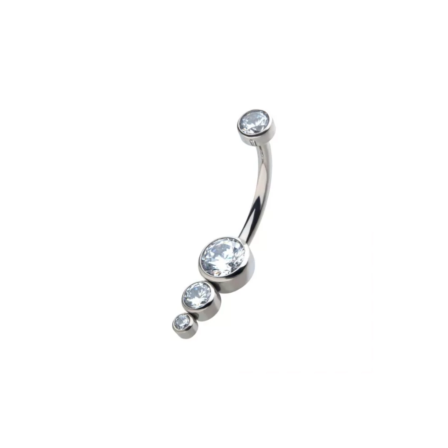 [iv_banane_#11-tib14ni4346c] Piercing Banane - Titane F136 Gamme Invictus - Banane 11 avec pas de vis interne*