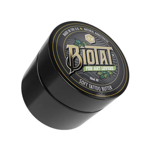 Beurre Tattoo - Biotat Soft Tattoo Butter Zen - Vaseline pour le tatouage au clou de girofle apaisant et anesthésiant naturel*