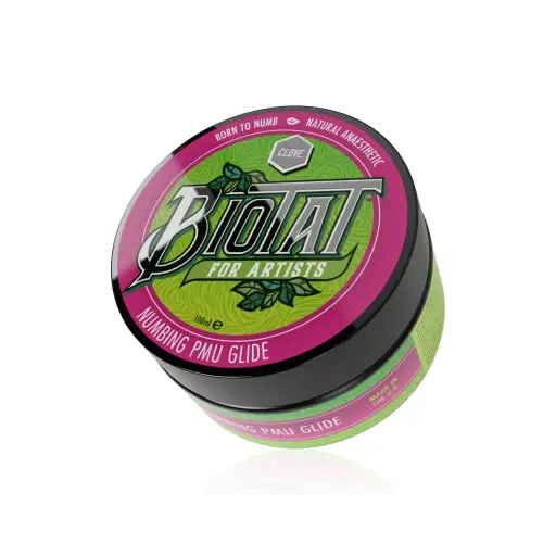 [tl_biotat_pmu_glide_rose] Beurre Pmu - Biotat Tattoo Pmu Glide - Beurre de glisse pour le maquillage permanent apaisant et anesthésiant 100 ml*