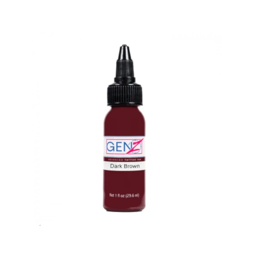 [b_gen_z_dark_brown] Encre Tattoo Marron - Intenze Ink Gen-Z Dark Brown - Mélange pour le tatouage encre reach 30ml