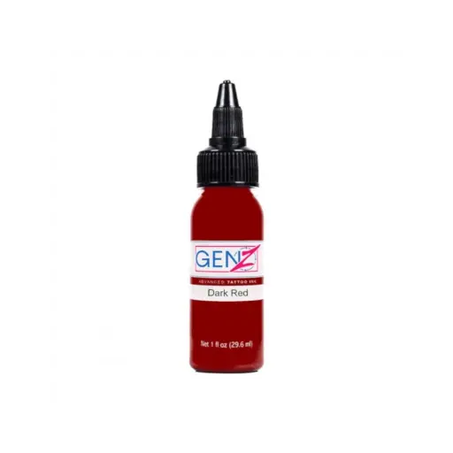 [b_REACH_encre_intenze_dark_red-801510 "p"] Encre Tattoo Rouge - Intenze Ink Gen-Z Dark Red - Mélange pour le tatouage encre reach 30 ml