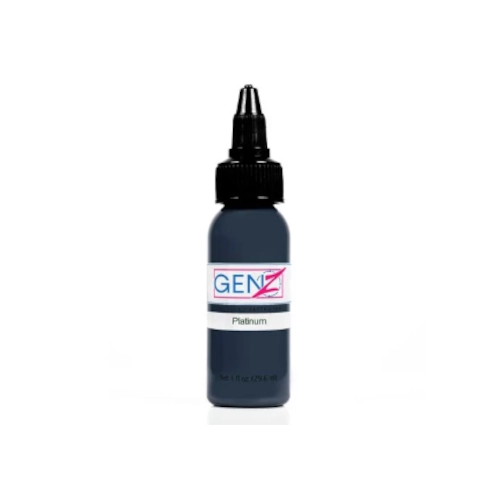 [b_gen_z_platinum] Encre Tattoo Grise - Intenze Ink Gen-Z Platinum - Mélange pour le tatouage encre reach 30 ml