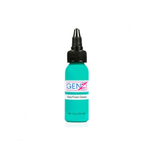 [b_REACH_encre_intenze_seafoam_green] Encre Tattoo Verte - Intenze Ink Gen-Z Sea foam Green - Mélange pour le tatouage encre reach 30 ml*