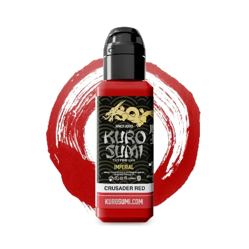 Encre de Tatouage Rouge Kuro Sumi Imperial Crusader Red – Conforme REACH – Pigment Professionnel Haute Intensité*
