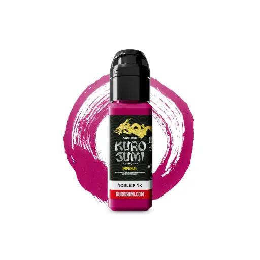Encre de Tatouage Rose Kuro Sumi Imperial Noble Pink – Conforme REACH – Pigment Professionnel Haute Intensité* 
