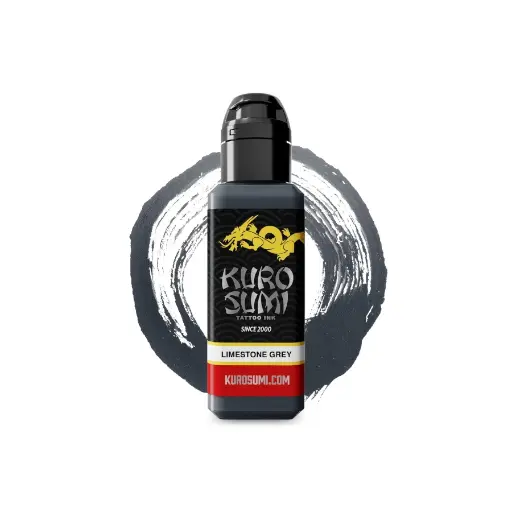 Encre de Tatouage Grise Kuro Sumi Imperial Limestone Gray – Conforme REACH – Pigment Professionnel Haute Intensité* 