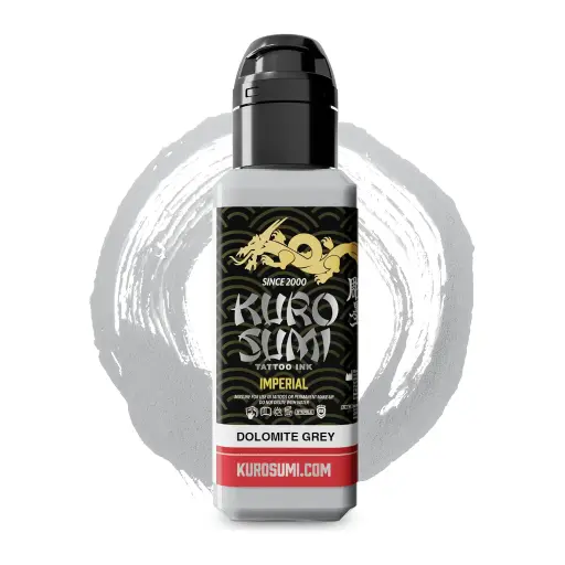 Encre de Tatouage Grise Kuro Sumi Imperial Dolomite Grey – Conforme REACH – Pigment Professionnel Haute Intensité* 