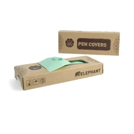 [ts_elephant_protection_pen-EPCBA] Protection Tattoo - Eléphant Pen Cover - Boite de 200 protections pour machine à tatouage style pen 6 x 16 cm biodégradables 