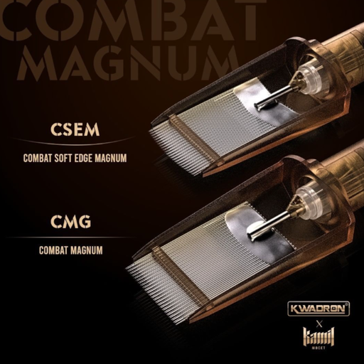 Cartouche Tattoo - Kwadron Combat Fat Magnum Et Magnum Arrondie - Cartouches pour le tatouage*