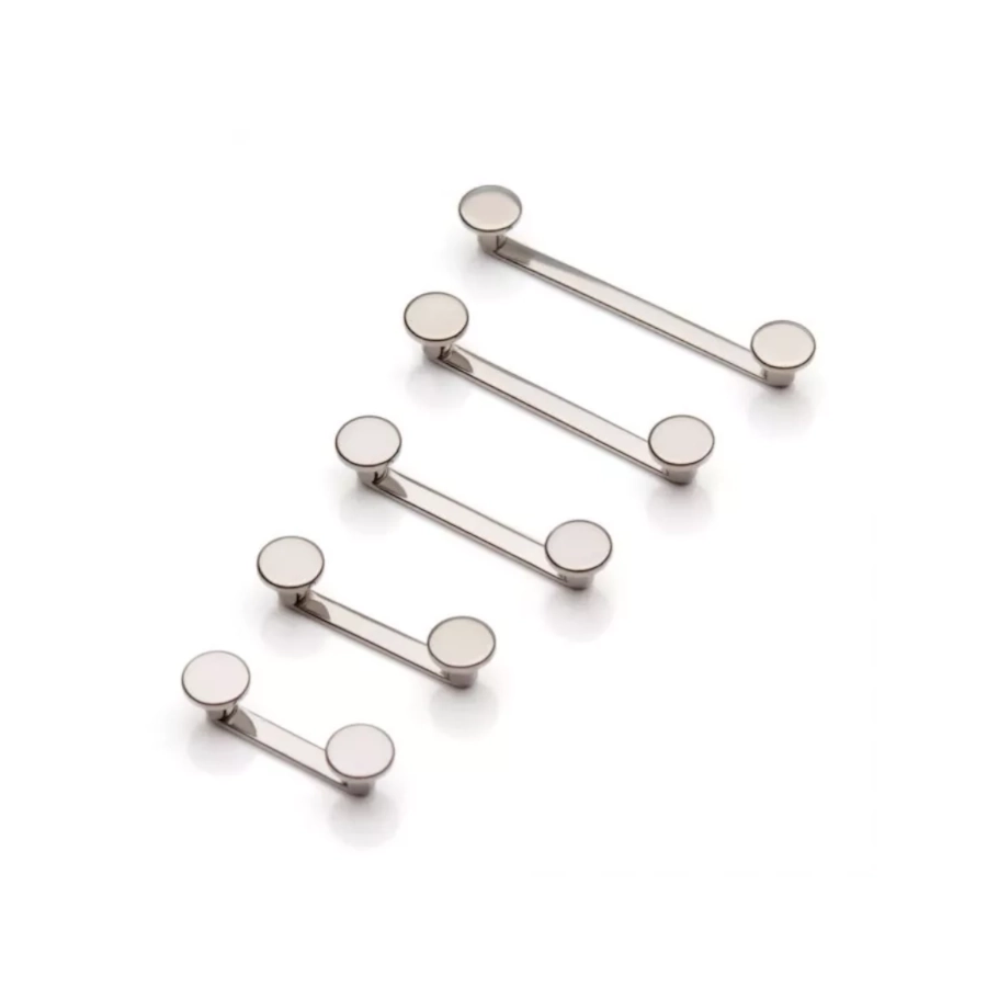 Piercing Implant - Titane F136 Gamme Invictus - Flatbar avec pas de vis interne et disque plat 4mm*