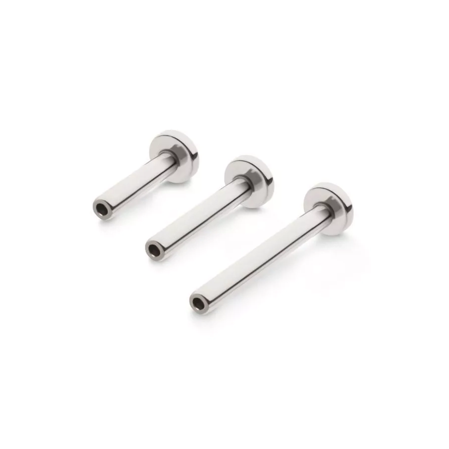Piercing Labret - Titane F136 Gamme Invictus - Labret sans pas de vis threadless sans bille 1,2 mm disque 3 mm*