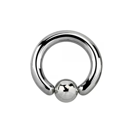 Anneau BCR Titane F136 Stérile – Piercing avec Bille Fermeture Captive 1,2 et 1,6 mm*