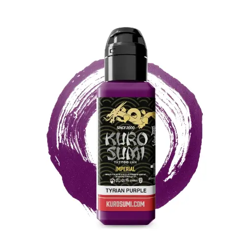Encre de Tatouage Violette Kuro Sumi Imperial Tyrian Purple – Conforme REACH – Pigment Professionnel Haute Intensité* 