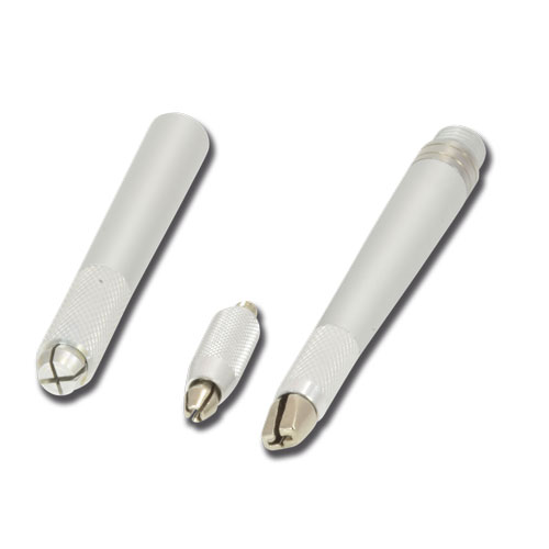 [i_stylo_porte_aiguille_microblading_3en1] STYLO PORTE AIGUILLE ALUMINIUM POUR MICROBLADING 3 EN 1