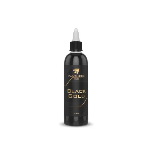 Encre Tattoo Noire - Panthera Ink Black gold - Mélange pour le tatouage encre reach noir polyvalent*