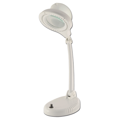 [i_lampe_loupe_rotative_rechargeable] LAMPE LOUPE PORTATIVE RECHARGEABLE LED ALIM TRANSFO 220/12V