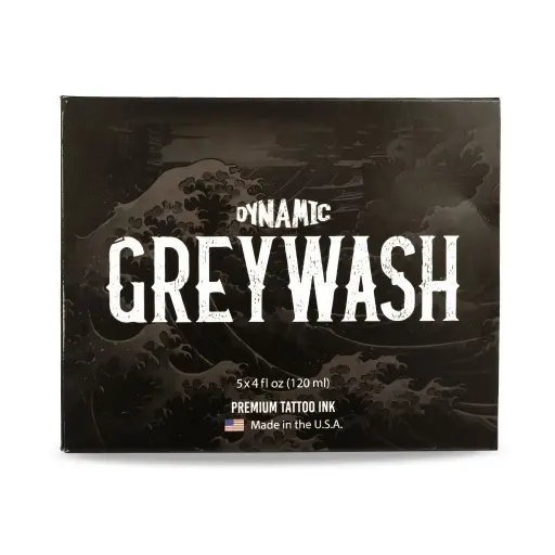 Set Encre Entraînement Tattoo Greywash - Dynamic Ink Grey Wash - Encre artistique pour l'entrainement au tatouage NON REACH*