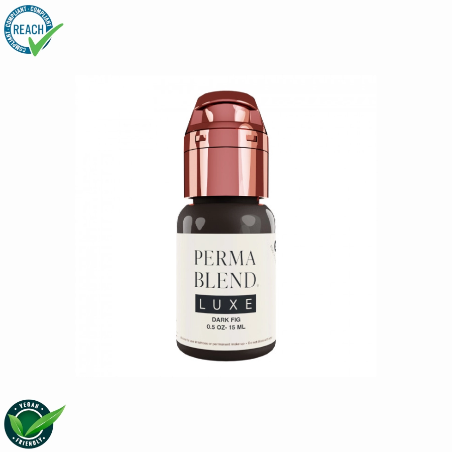 [ki_perma_blend_luxe_dark_fig-LXDF1] Pigment Pmu Noir - Perma Blend Luxe Dark Fig - Melange pour le maquillage permanent REACH 15ml