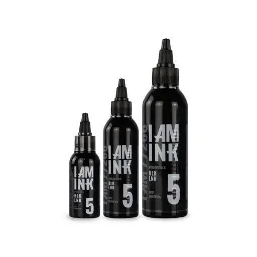 Encre Tattoo Noire - I Am Ink #5 Black Liner - Mélange pour le tatouage encre reach*