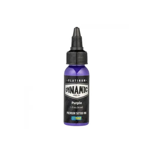 Encre Tattoo Violette - Platinum By Dynamic Purple - Mélange pour le tatouage encre 30 ml reach