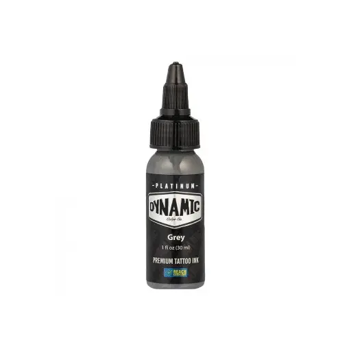 Encre Tattoo Grise - Platinum By Dynamic Grey - Mélange pour le tatouage encre 30 ml reach 