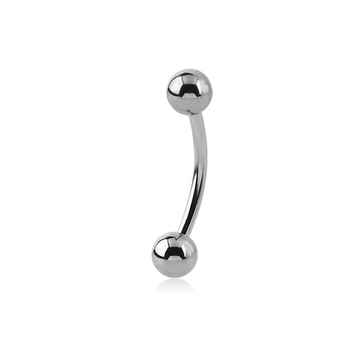 Piercing Banane - Acier 316L - Banane en acier chirurgical avec bille*