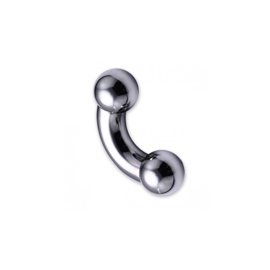 Piercing Banane - Titane G23 - Banane avec pas de vis interne gros diamètre (7 tailles)