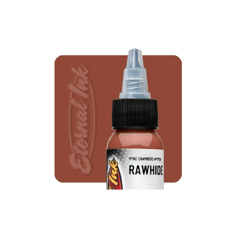 [b_eternal_myke_chamber_rawhide] Eternal Ink Myke Chambers Rawhide - Encre artistique pour entraînement tatouage NON REACH