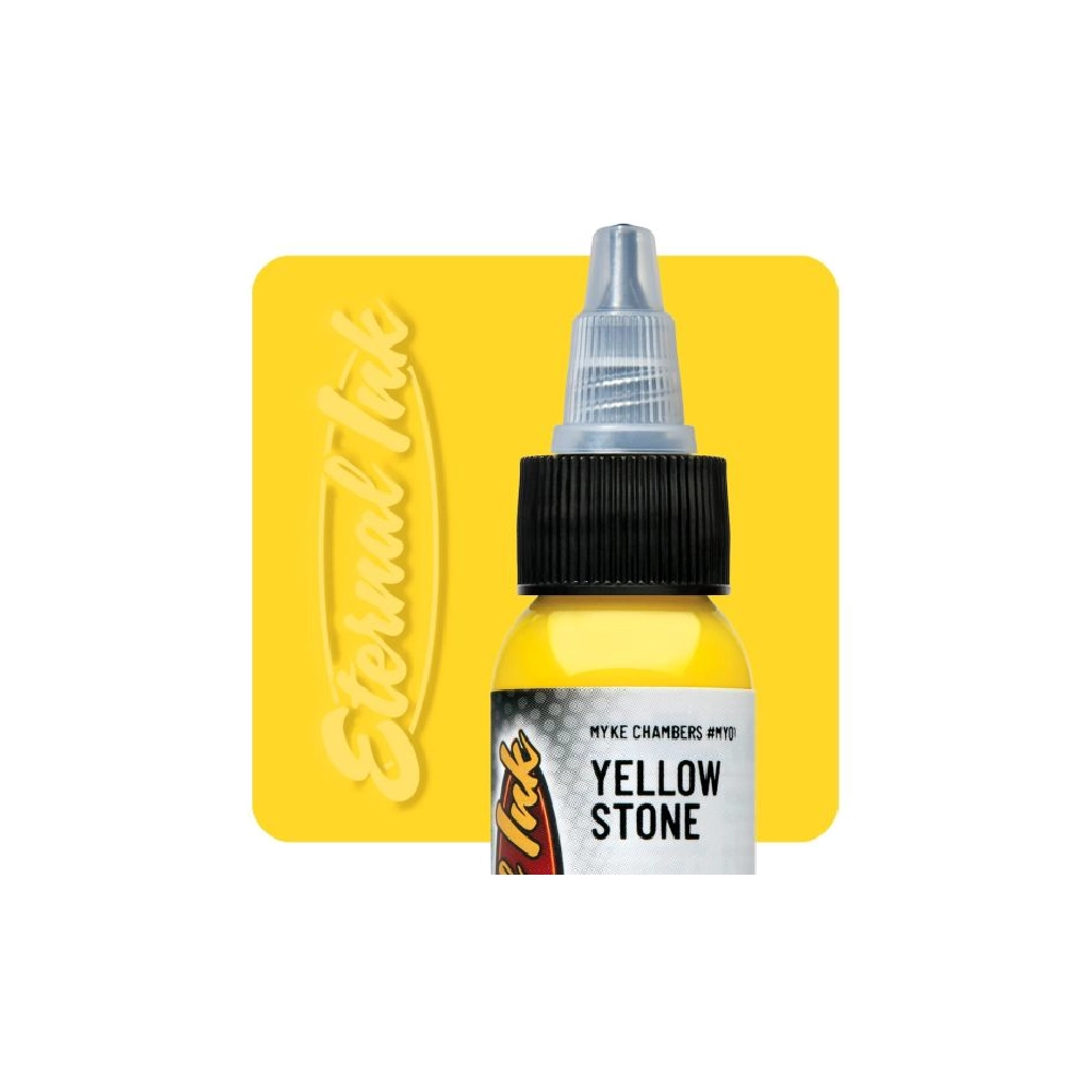 [b_NON_REACH_encre_eternal_yellow_stone-731250] Eternal Ink Myke Chambers Yellow Stone - Encre artistique pour entraînement tatouage NON REACH 30 ml*