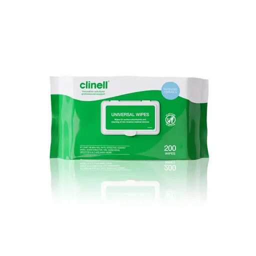 [b_lingette_clinell-660038] Lingette Tattoo - Clinell Universal Wipes - Sachet de 200 lingettes nettoyante universelle*
