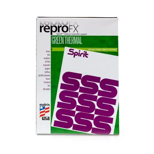 Transfert Tattoo - Spirit Repro Fx Green Thermal - Papier carbone vert pour le transfert des stencil tatouage pour thermocopieur*