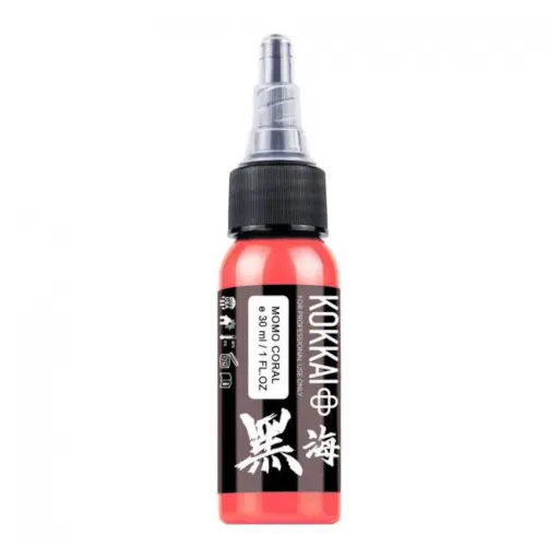 Encre Tattoo Rouge - Kokkai Sumi Momo Coral - Mélange pour le tatouage reach* 