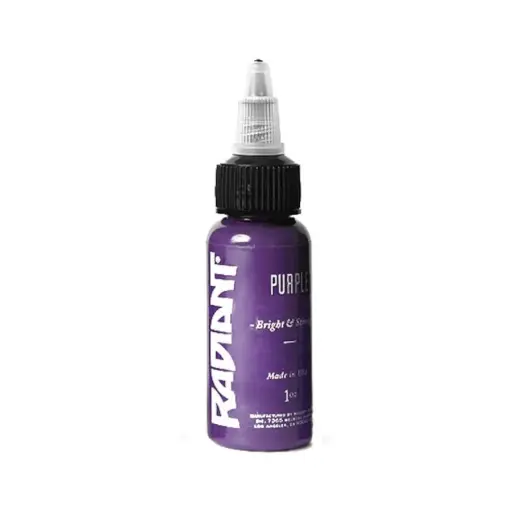 [in_NON_REACH_encre_radiant_purple] Encre Entrainement Tattoo Violette - Radiant Ink Purple - Encre artistique pour entrainement au tatouage NON REACH 30 ml*