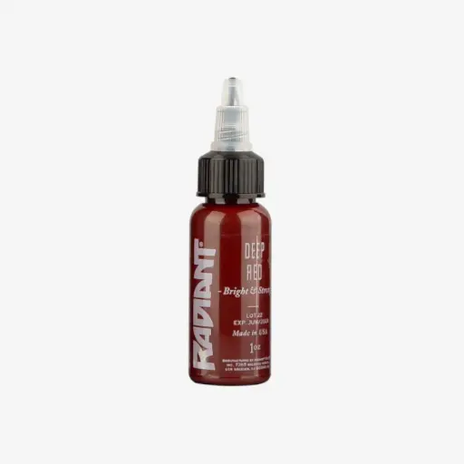 [in_encre_radiant_deep_red] Encre Entrainement Tattoo Rouge - Radiant Ink Deep Red - Encre artistique pour entrainement au tatouage NON REACH 30 ml* 
