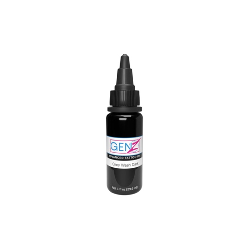 [intenze_greywash_dark] Encre Tattoo Grise - Intenze Gen-Z Greywash Dark - Mélange pour le tatouage encre reach 30 ml