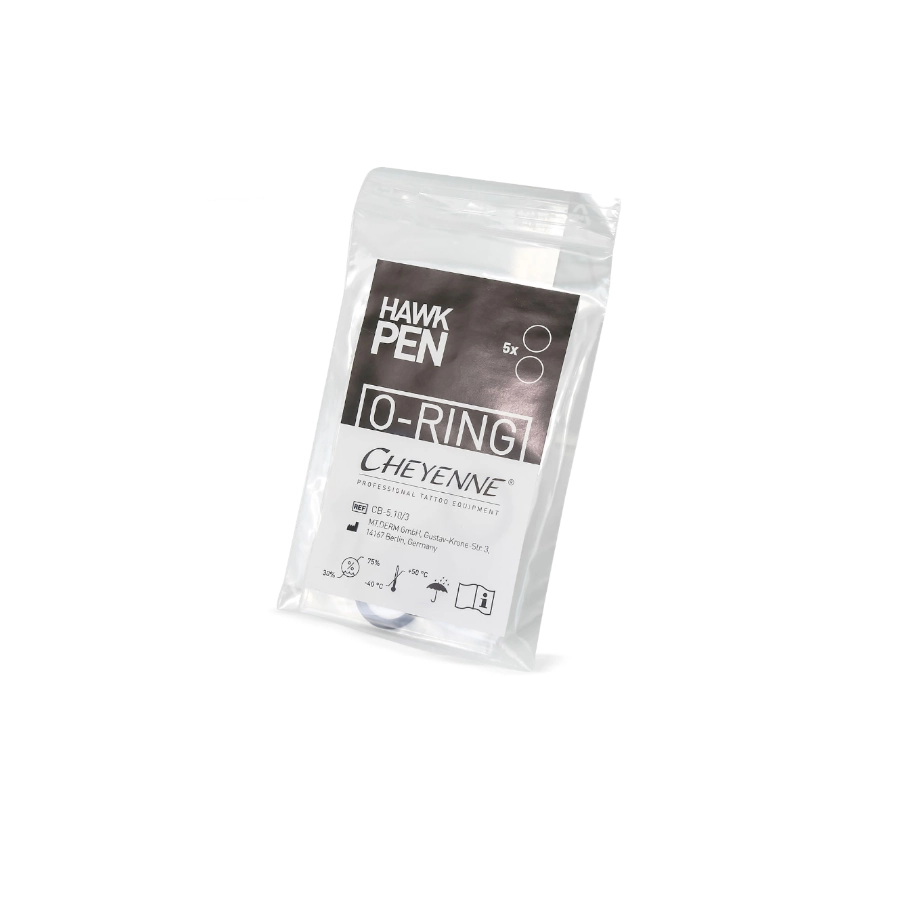 [ts_ki_o_ring_hawk_pen-che-_ring] Joint Cheyenne Pen Tattoo - Cheyenne O Ring -Pack de 10 anneau en caoutchouc pour machine tatouage hawk pen