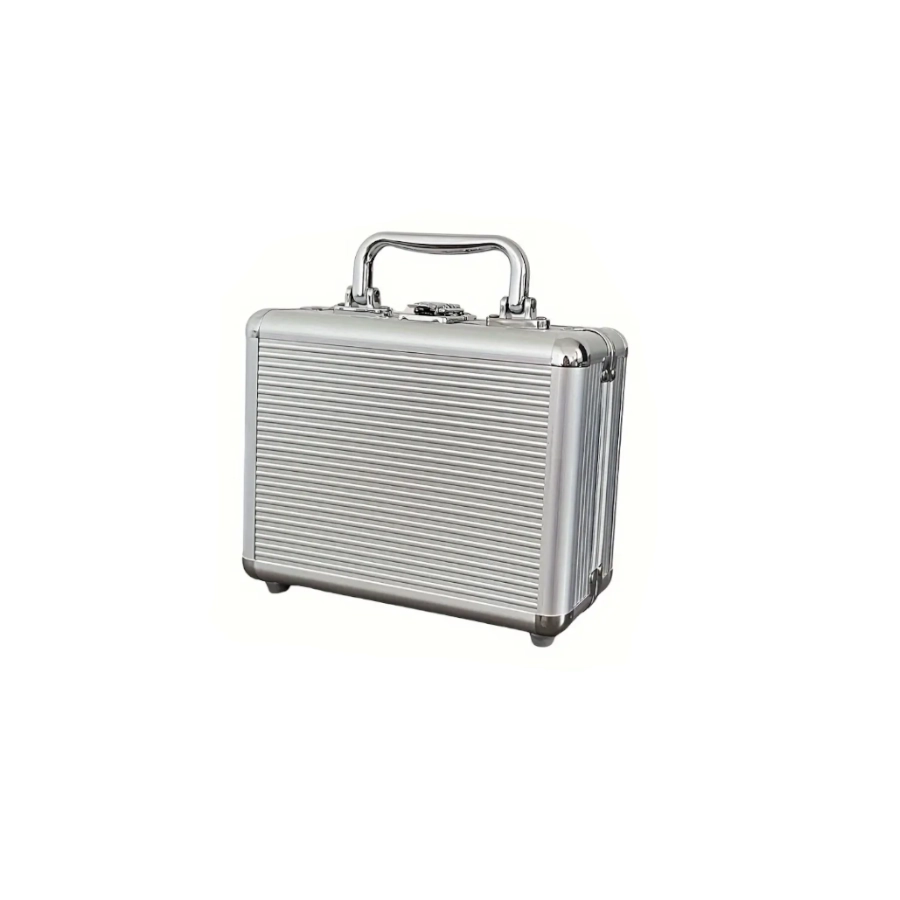 [jc_malette_transport_grise-NP009] Mallette Rangement Tattoo - Malette de transport grise avec mousse alveolaire