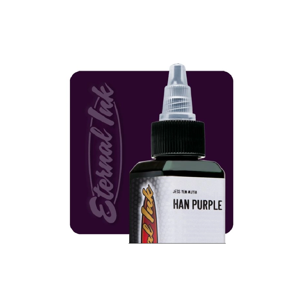 [b_eternal_jess_yen_han_purple] Eternal Ink Jess Han Purple - Encre artistique pour entraînement tatouage NON REACH