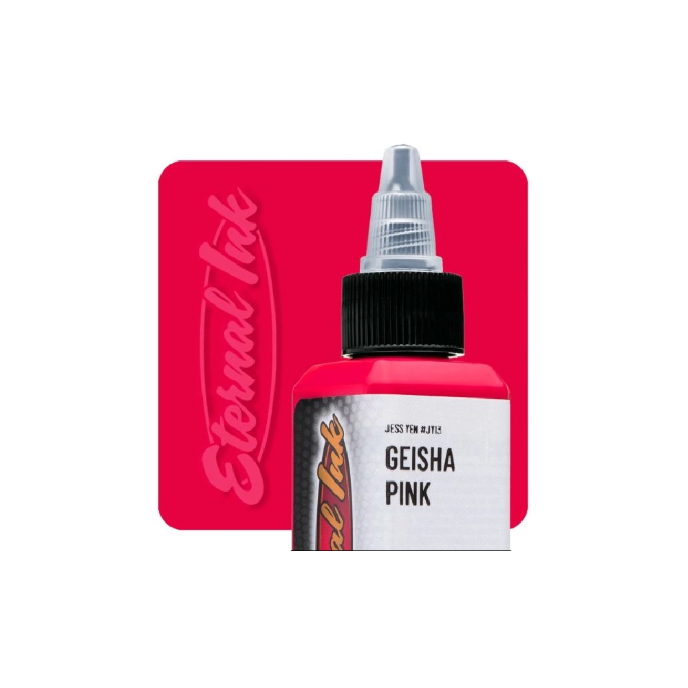 [b_eternal_jess_yen_geisha_pink] Eternal Ink Jess Geisha Pink - Encre artistique pour entraînement tatouage NON REACH